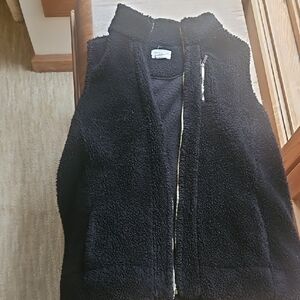 For The Republic Black Fleece Vest